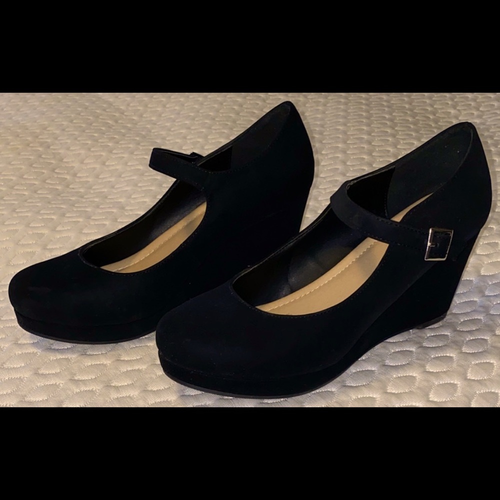 - Mary Jane wedges